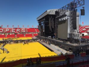 Coopers Foo Fighters 2018 Advanced Tent Technology Concert Flooring